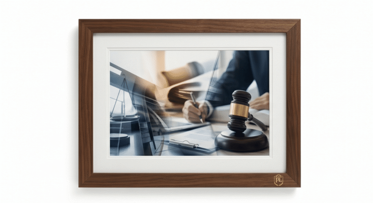 PERRYLAWNYC Framed Legal-Corporate Fine Art Print