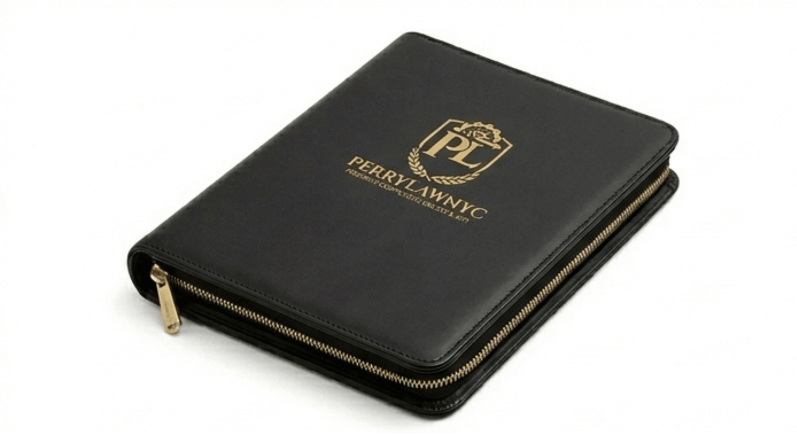 PERRYLAWNYC Executive Full-Grain Leather Padfolio